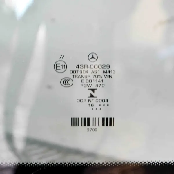 Pare-brise avant Mercedes-Benz OEM A1766702700 d'occasion image 7