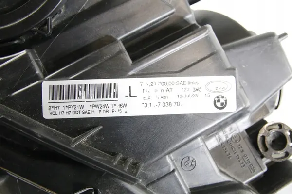 Farol BMW 3 F30 USA 2011-2015 OEM 63117338709 image 7