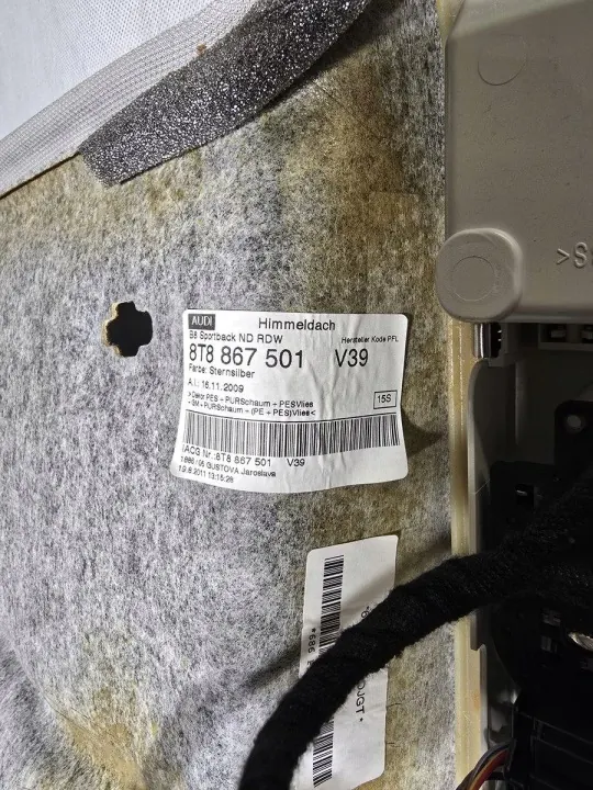 Audi A5 8T Luz Techo OEM 8T8867501 8K0951177 image 7