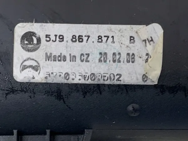 OEM 5J9867871B Bagageutrymmestäck Skoda Fabia II 06-14 image 4