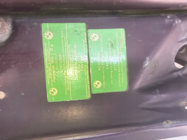OEM 0635664 framförstärkning för BMW 5 E34 image 6