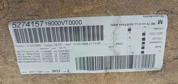 Painel da Porta Direito Dianteiro BMW E90 OEM Usado image 6