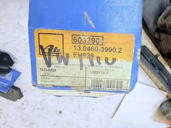 Juego de pastillas de freno ATE para VW T. LT 28-46 image 2