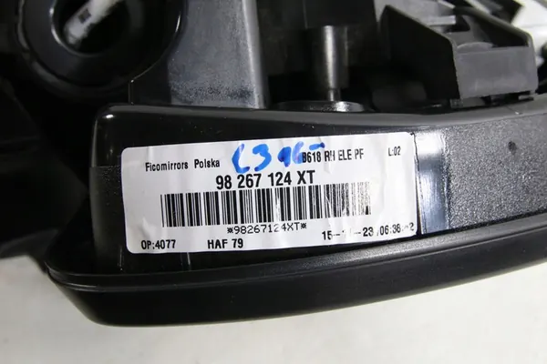 Assemblaggio Specchio R 10pin 6pin + 4pin Europa Original Citroen C3 III image 2