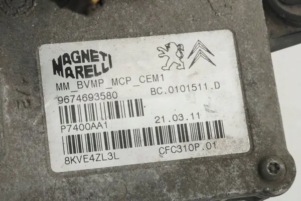 Ordinateur Boîte Vitesses 2K OEM 9674693580 pour Citroen image 3