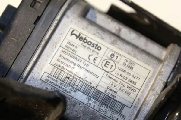 Webasto verwarming OEM 1K0815065AS voor VW Touran 1T3 image 3