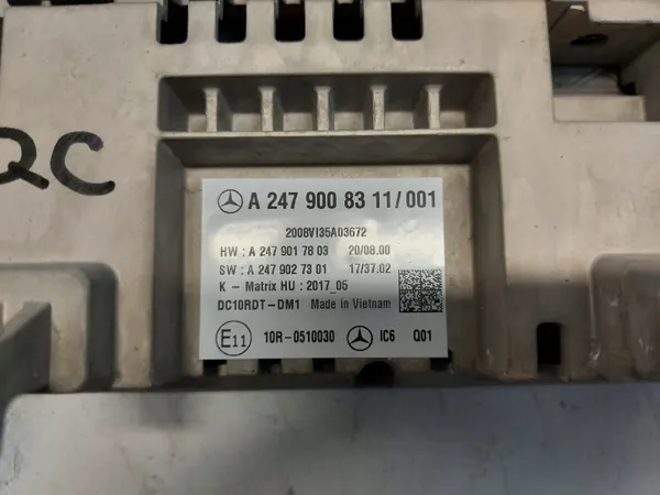 Écran Navigation Mercedes EQC 400 OEM A2479008311 image 4