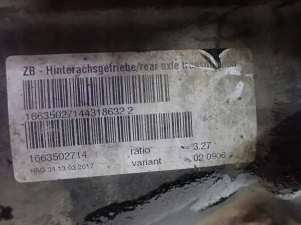 Différentiel arrière OEM 1663502714 pour Mercedes GL X166 image 8