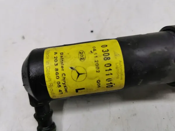 Mercedes-Benz C W203 2002 Boquilla de lavaparabrisas izquierda OEM image 3