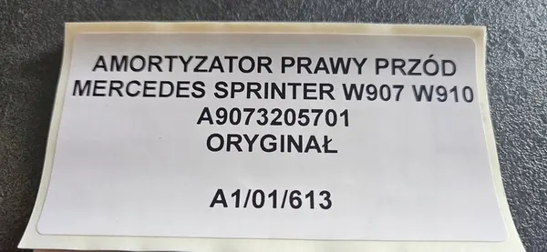 Höger Framdämpare Mercedes Sprinter W907 910 image 6