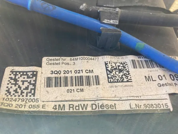 Polttoainesäiliö OEM 3Q0201021CM VW Passat B8 Diesel 4x4 image 5