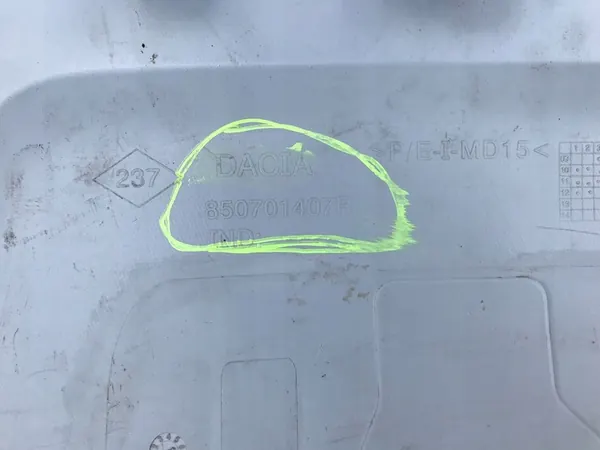 Spoiler Paraurti Posteriore Dacia Duster 850701407R image 4