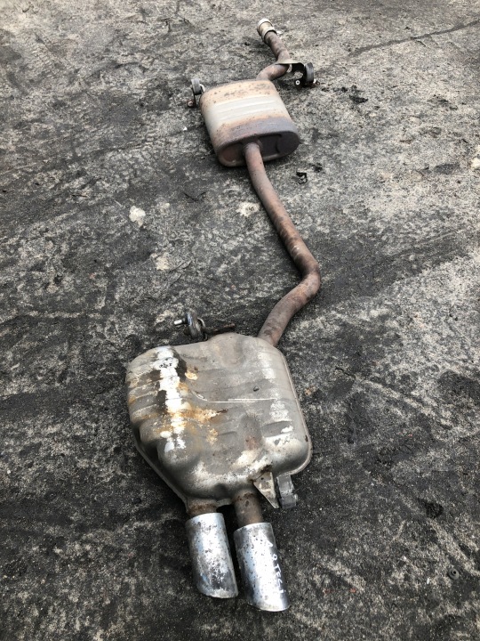 Exhaust muffler Audi A4 B8 A5 8T TFSI 8K0253611AH 8K0253411E 8K0119F