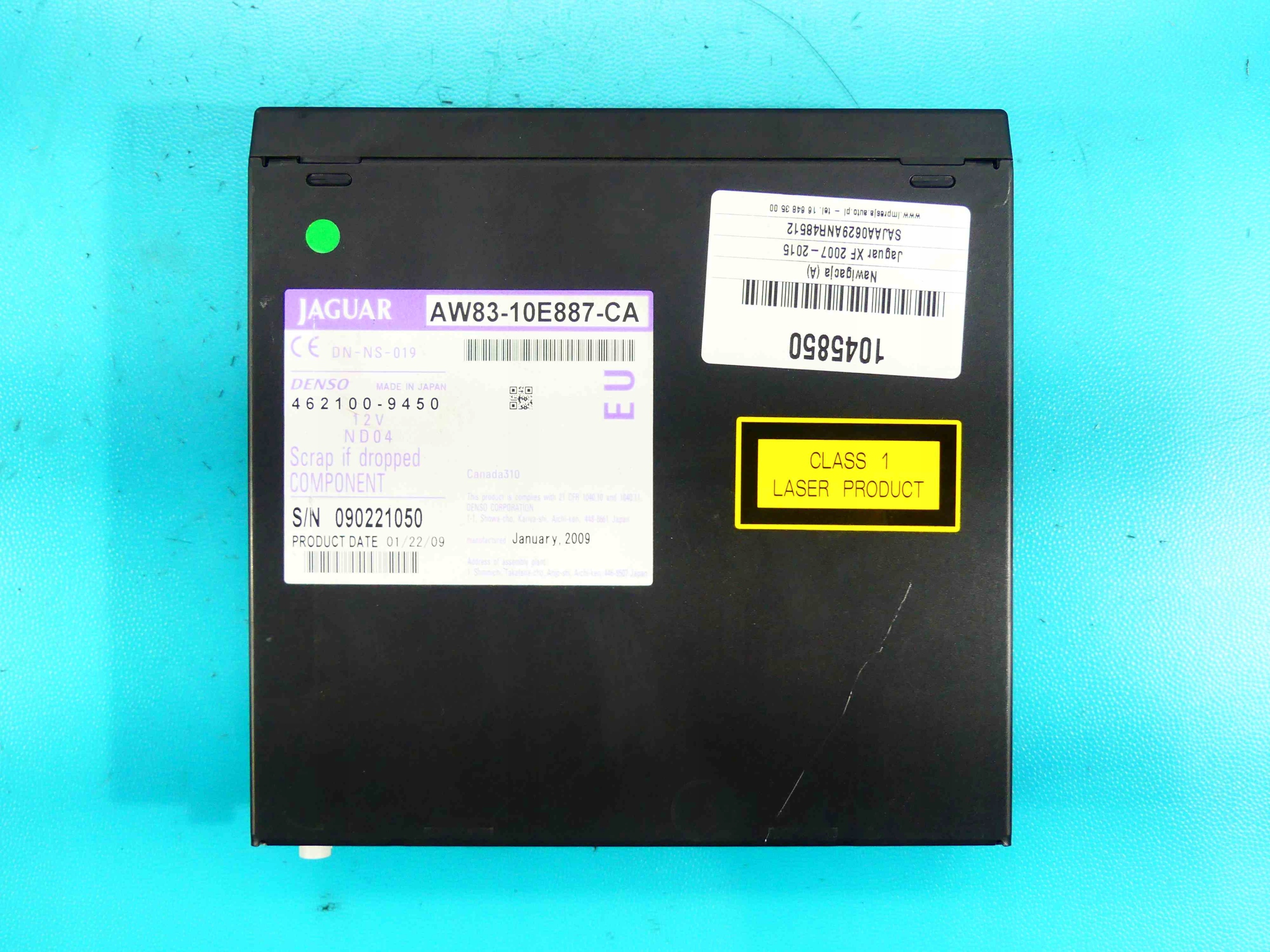 NAVIGATION LECTEUR DVD JAGUAR XF I 07-15 image 4