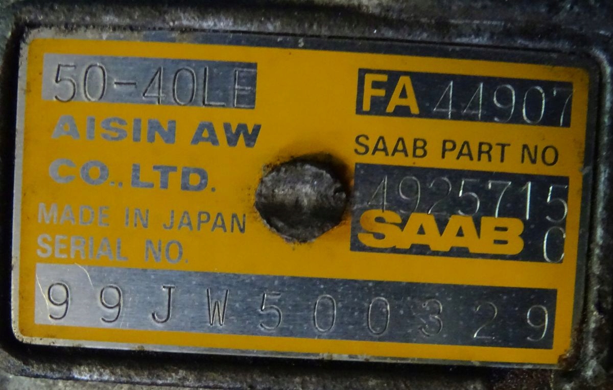 SAAB 93 9-3 I 93- 2.0 T 50-40LE MÓDULO DE TRANSMISIÓN AUTOMÁTICA image 5