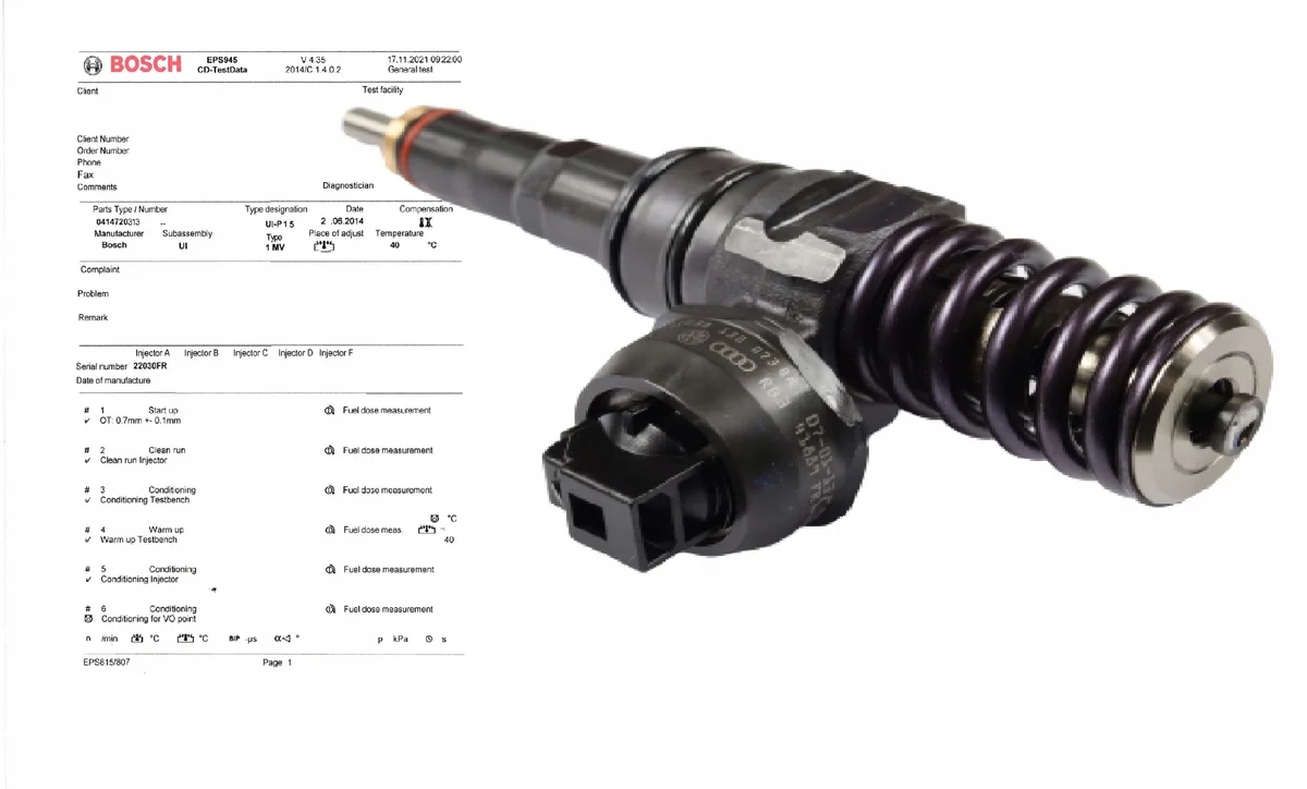 Bosch Pumpluftare 0414720216 för VW Audi