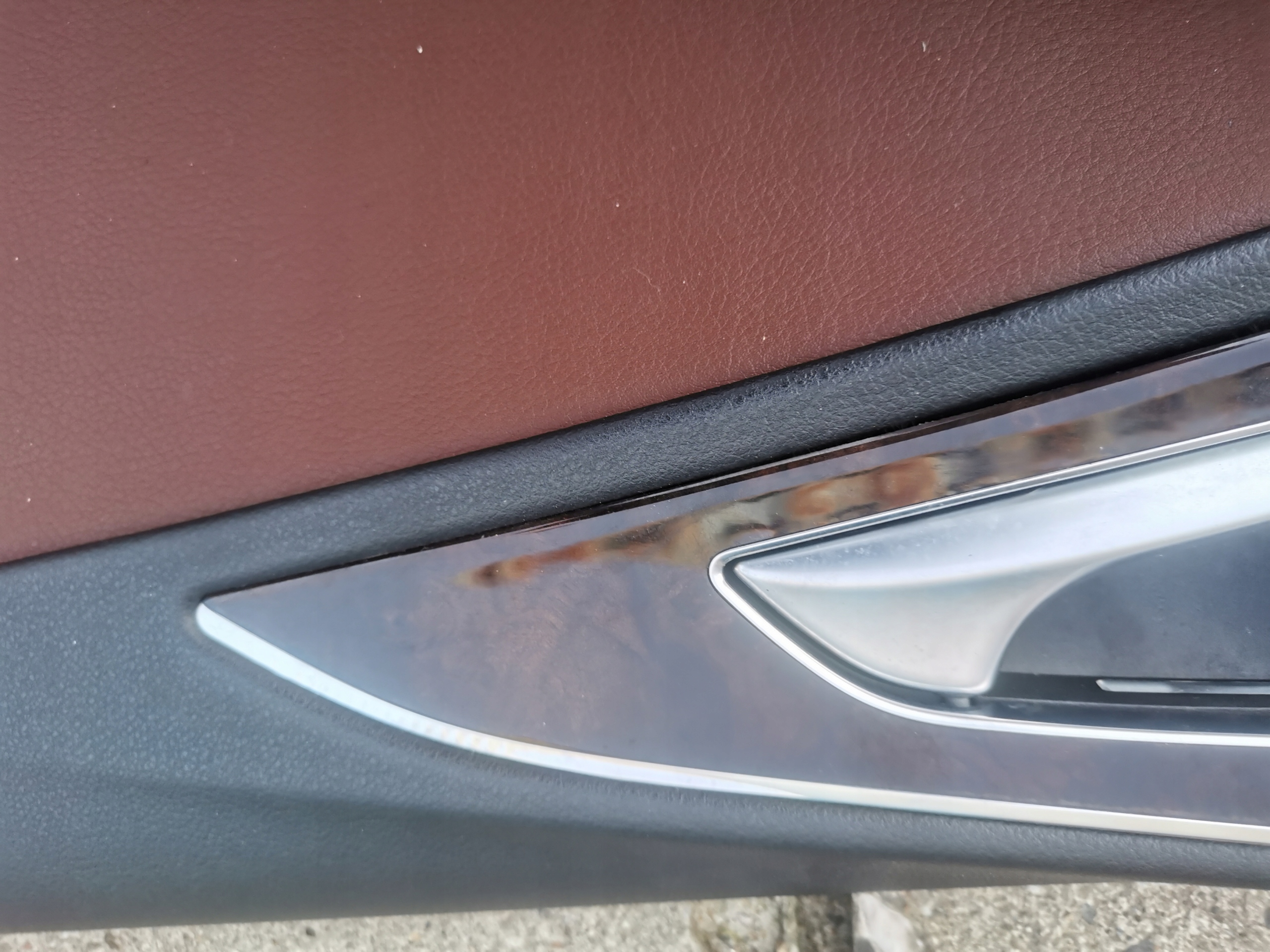 Front Right Door Panel Leather Audi A6 C7 2015 image 6