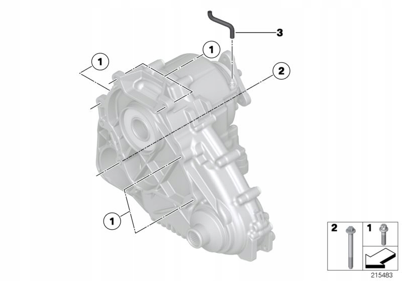 Ilmanpoistin siirtolaatikolle ATC35L ATC45L OEM 27107593377