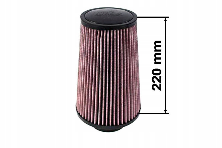 Filtre conique TurboWorks 220mm orifice 60-77mm image 2