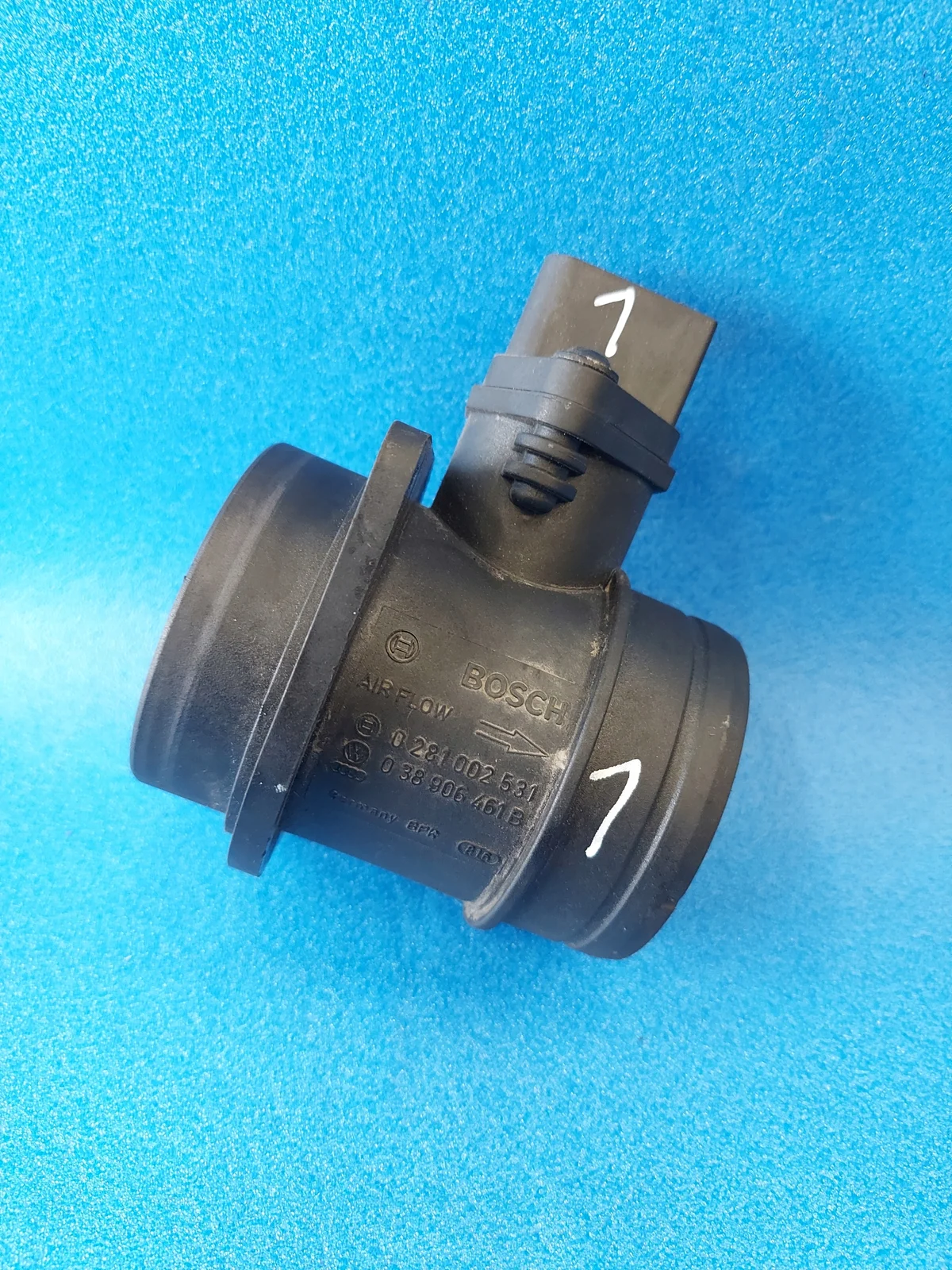 Mass air flow sensor Bosch 0 281 002 531