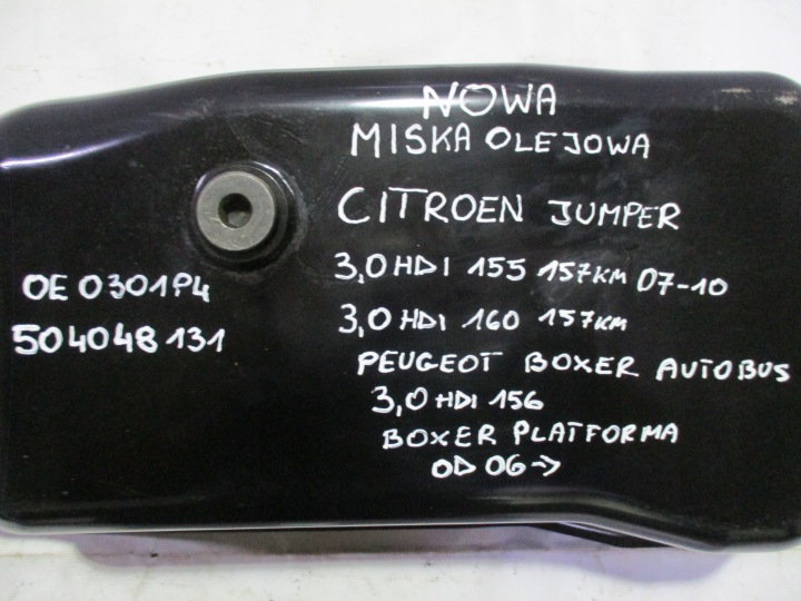 Miska öljy Citroen Jumper 3,0 HDI 06r-