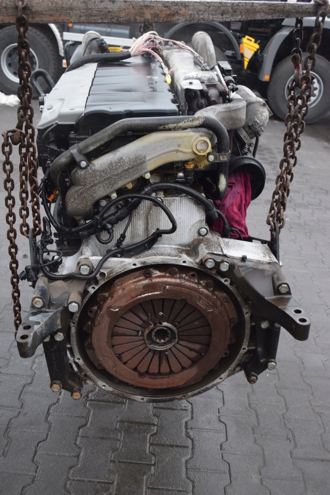 Complete MAN TGX TGA TGS 440HP Engine D2066 LF40 image 3