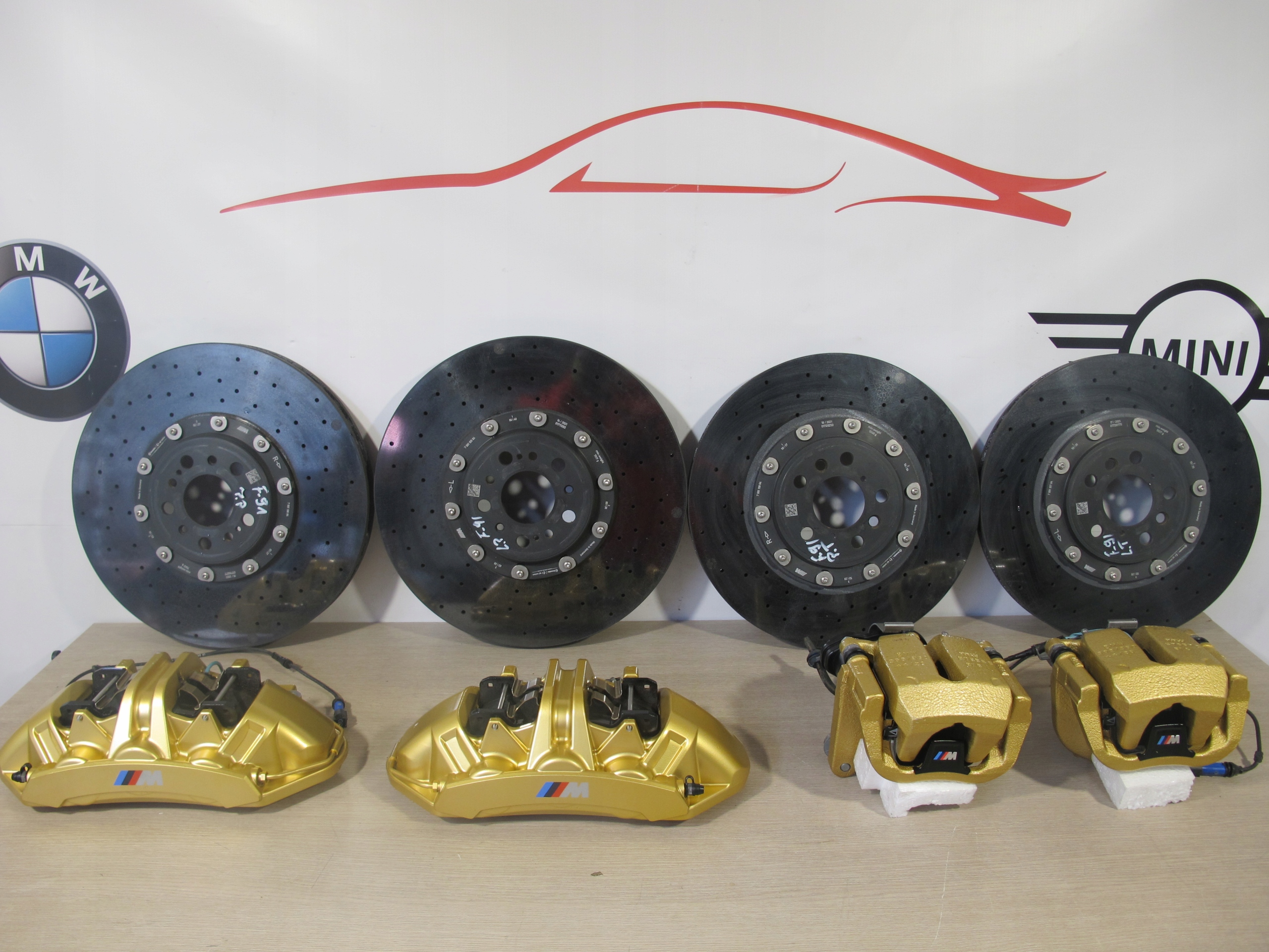 Bromsskiva BMW M8 F91 F92 F93 M-GOLD Keramik