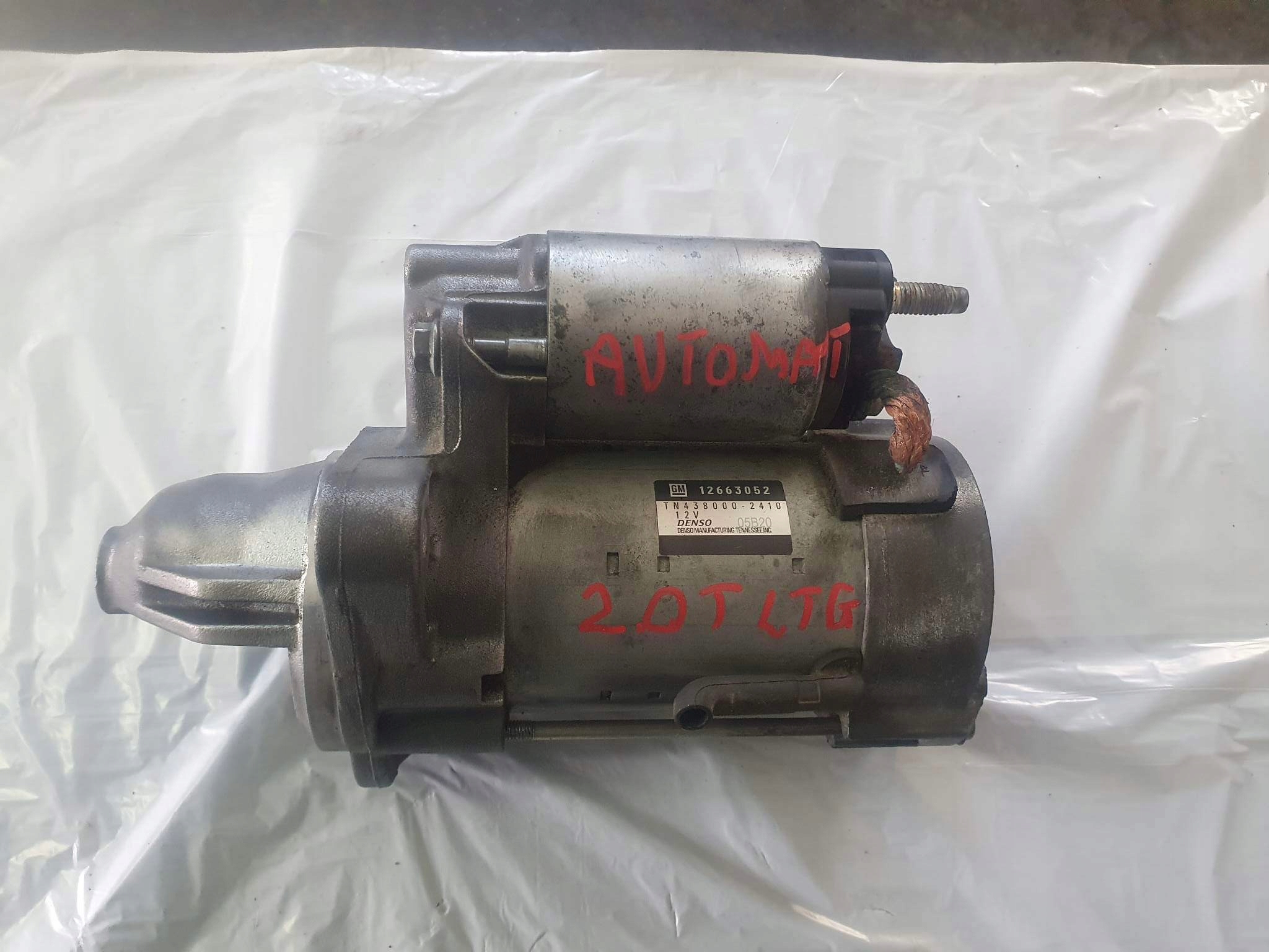 Starter Opel Insignia 2.0T LTG 12663052