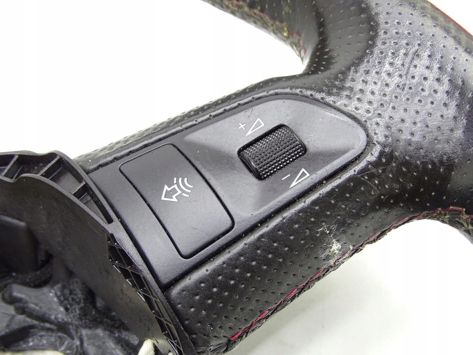 Used Leather Multi-Function Steering Wheel Audi Q7 4L S-Line 4F0419091CA image 3
