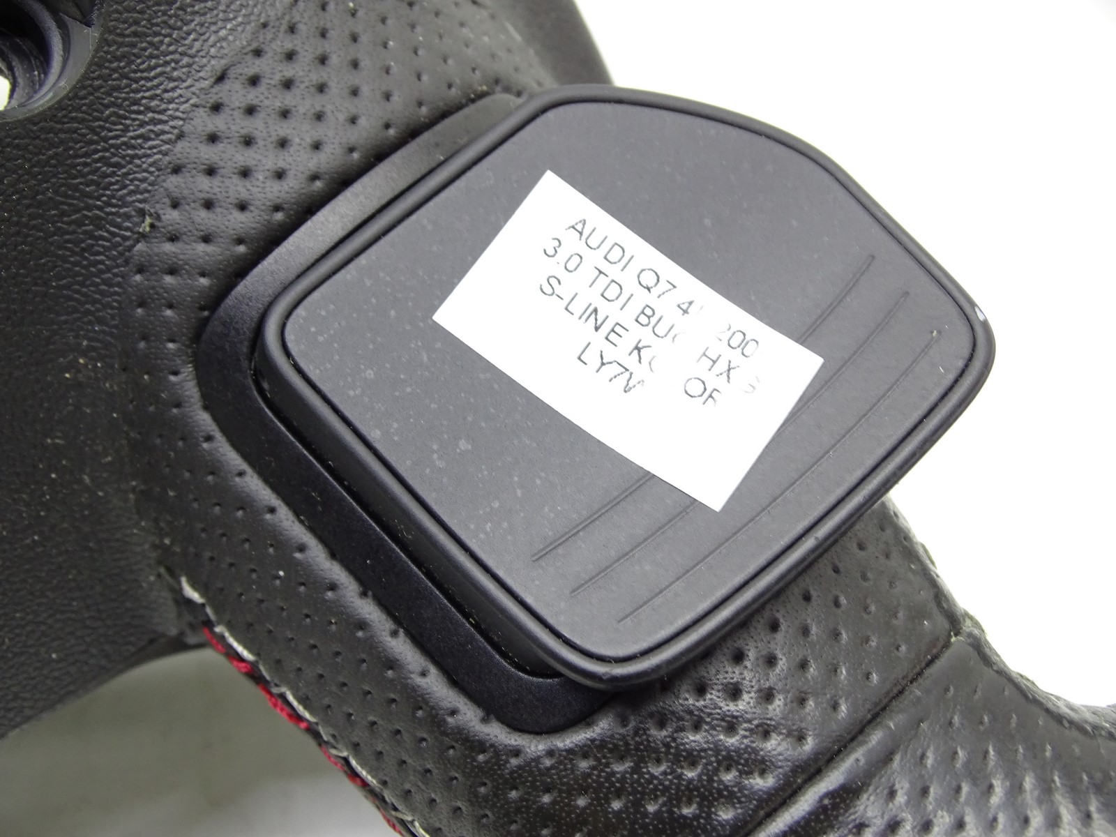 Used Leather Multi-Function Steering Wheel Audi Q7 4L S-Line 4F0419091CA image 6
