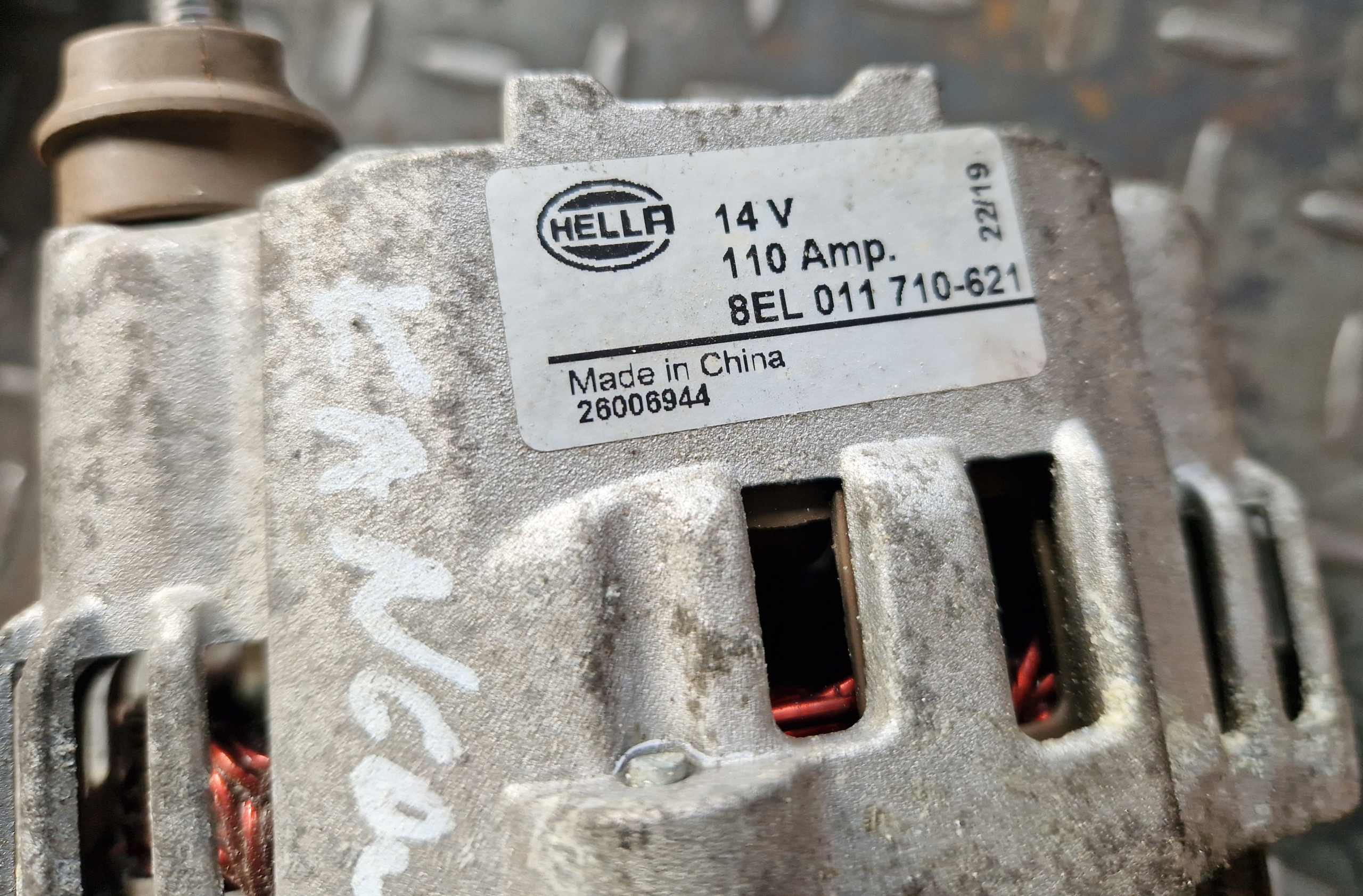 Alternator Renault Kangoo 1.5 dCi 8EL011710-621 image 3