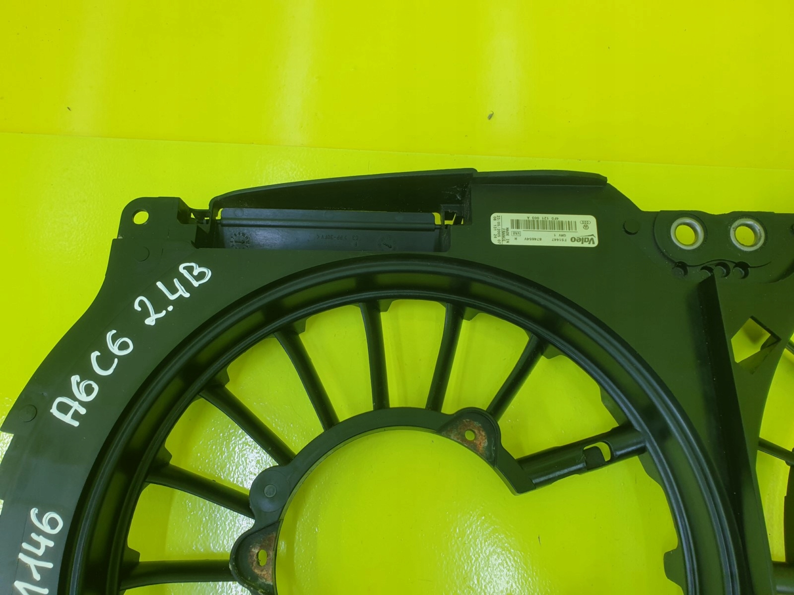 Boîtier de ventilateurs de radiateur Audi A6 C6 2.0 2.4 3.2 B 4F0121003A image 5