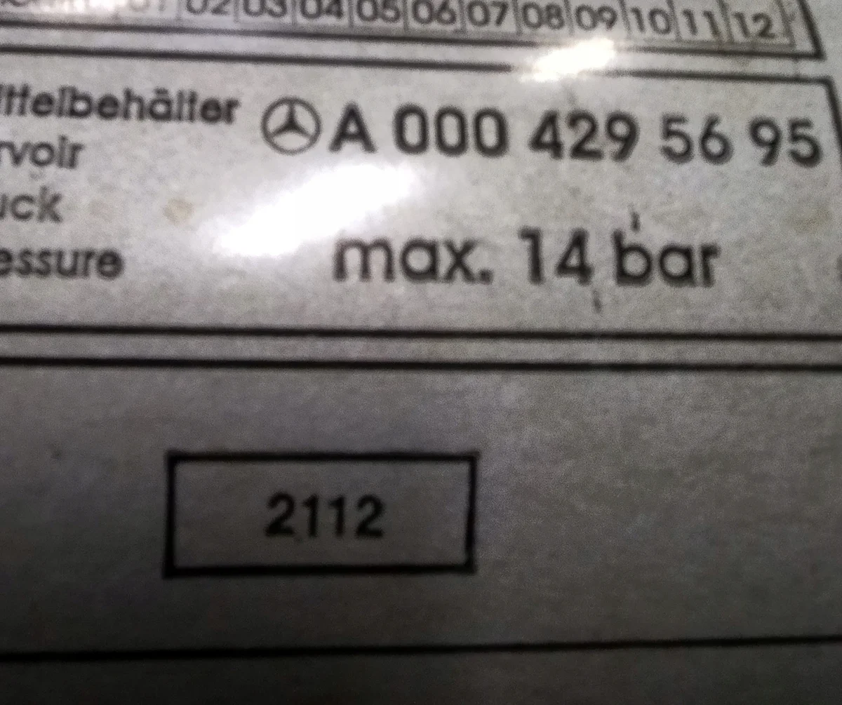 Mersu Actros Ilmakuivain Venttiili A0004295695 image 4