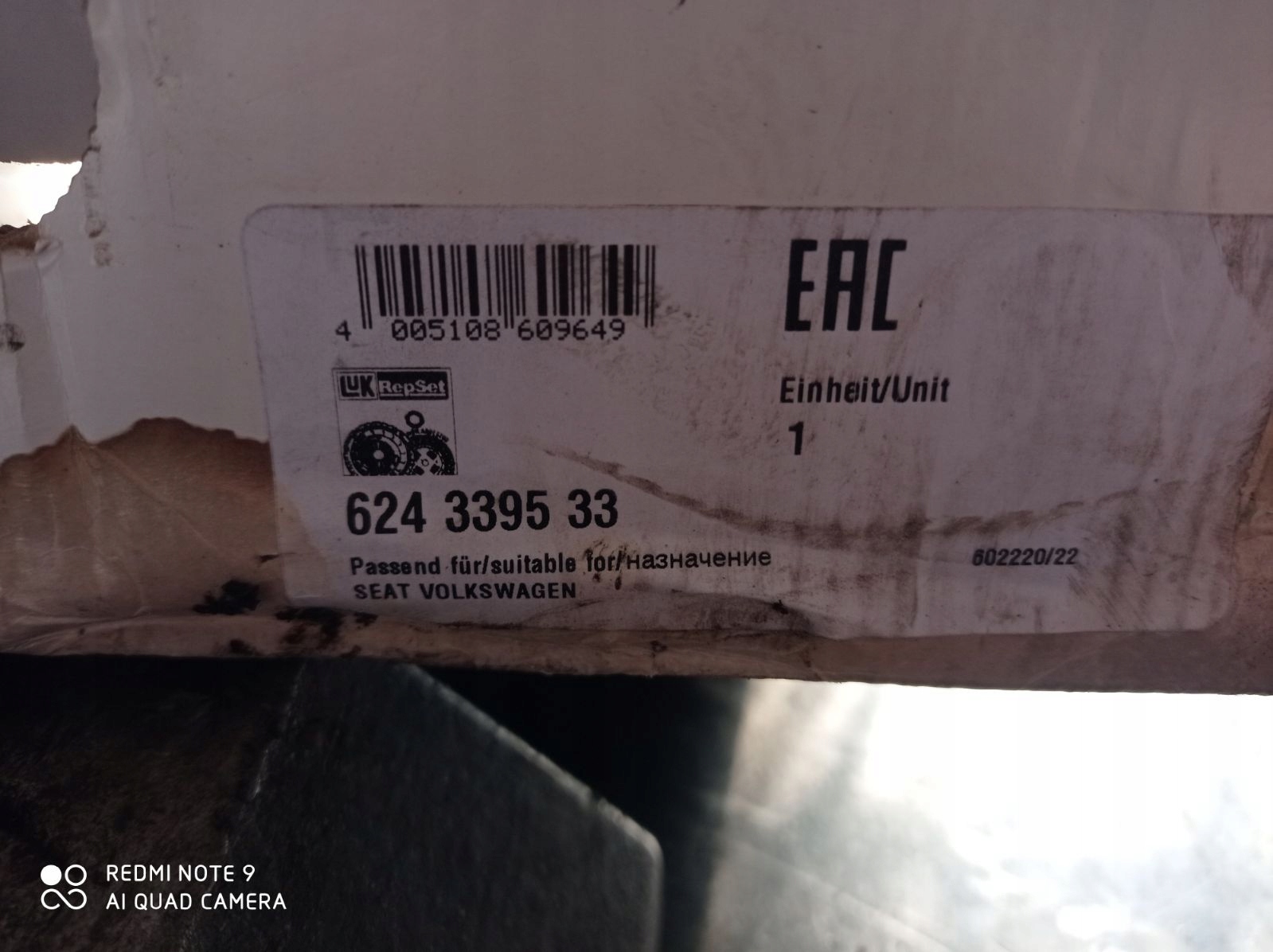 LuK 624 3395 33 Kit embrayage. Tiguan, Alhambra, Sharan. image 2