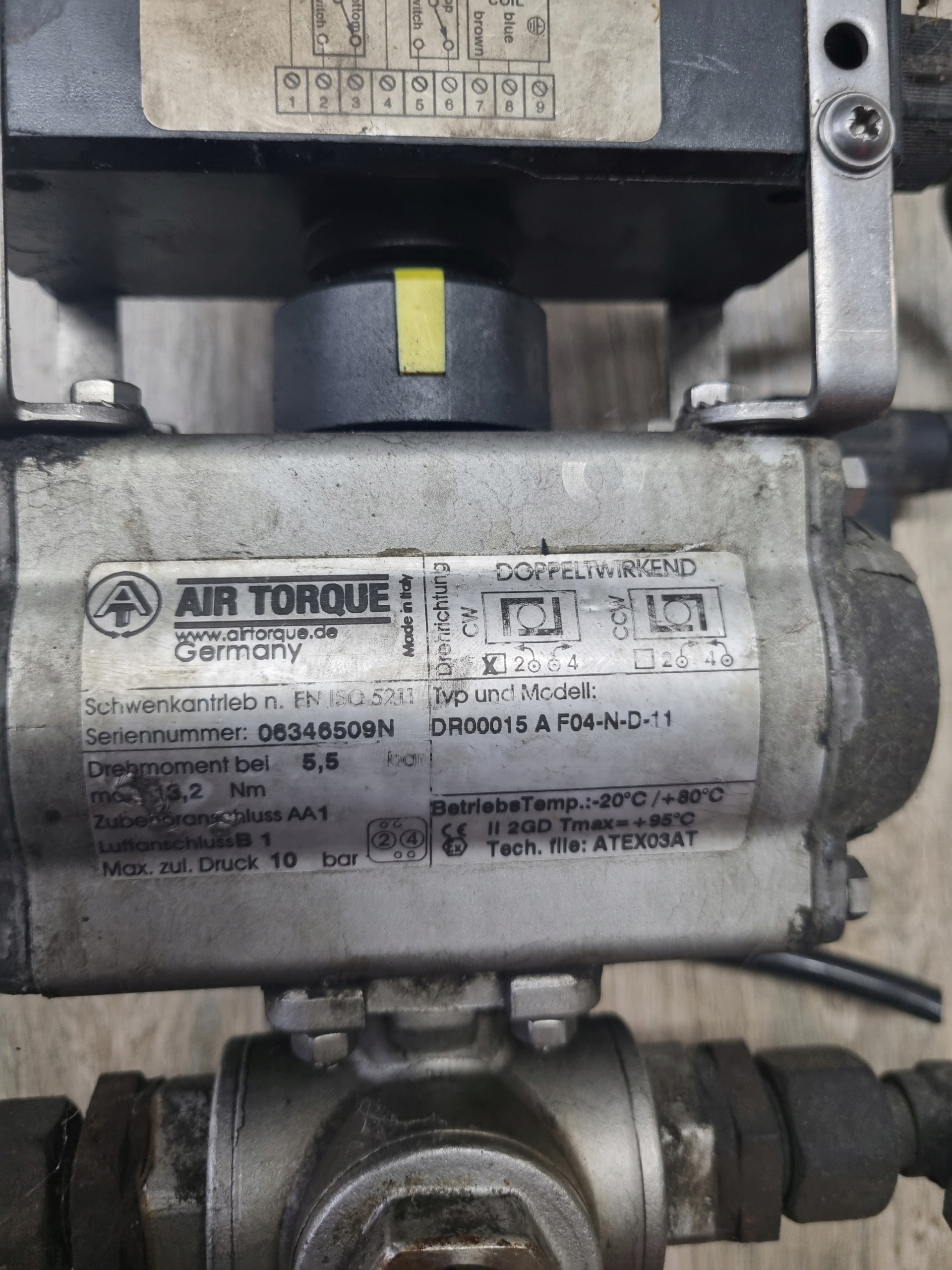 Pneumatikdrehantrieb Air Torque DR00015AF04-N-D-11 image 5