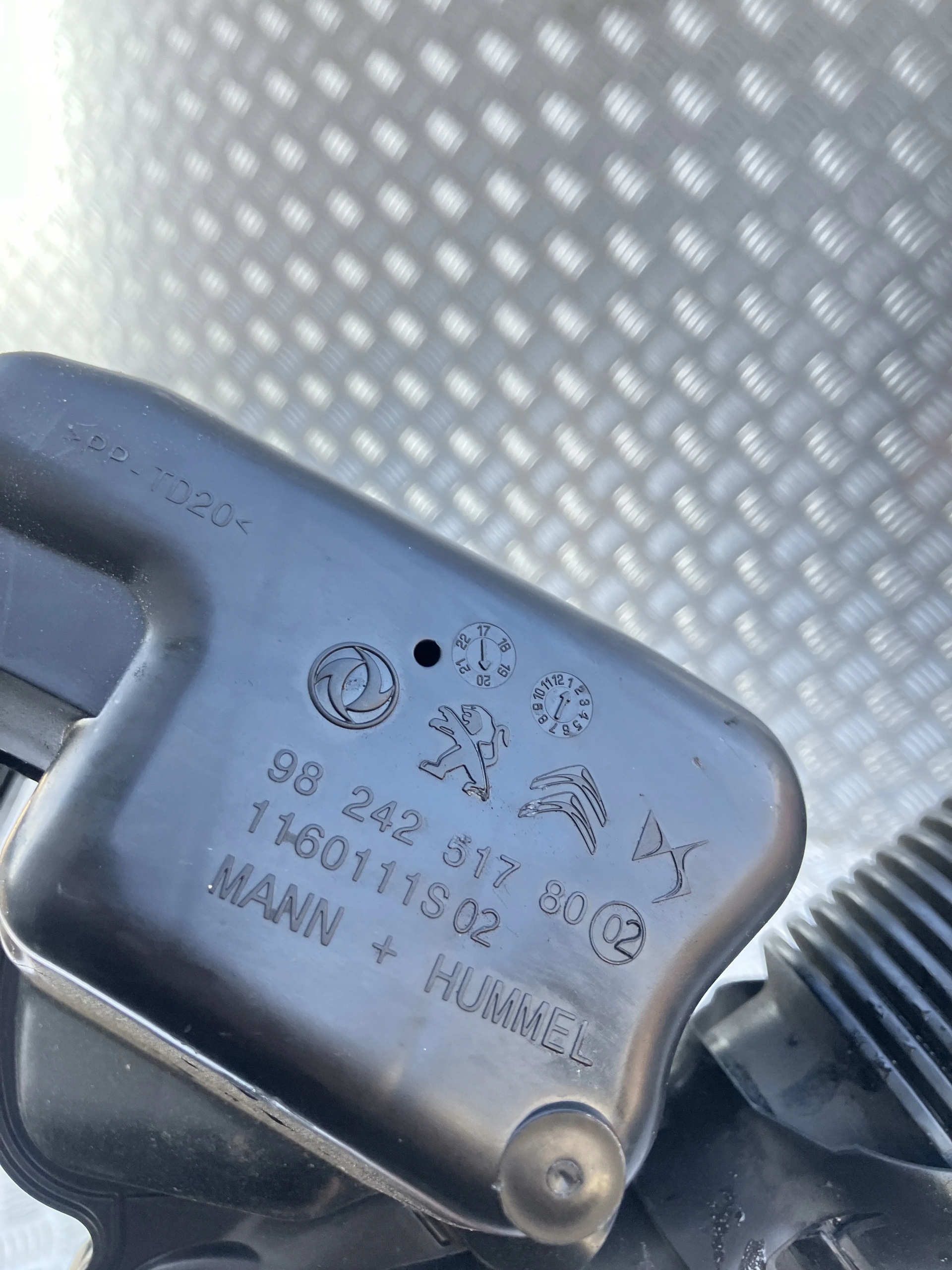 Resonator luftrör Opel Corsa F 19- 1.5 HDI 9834648080 image 3