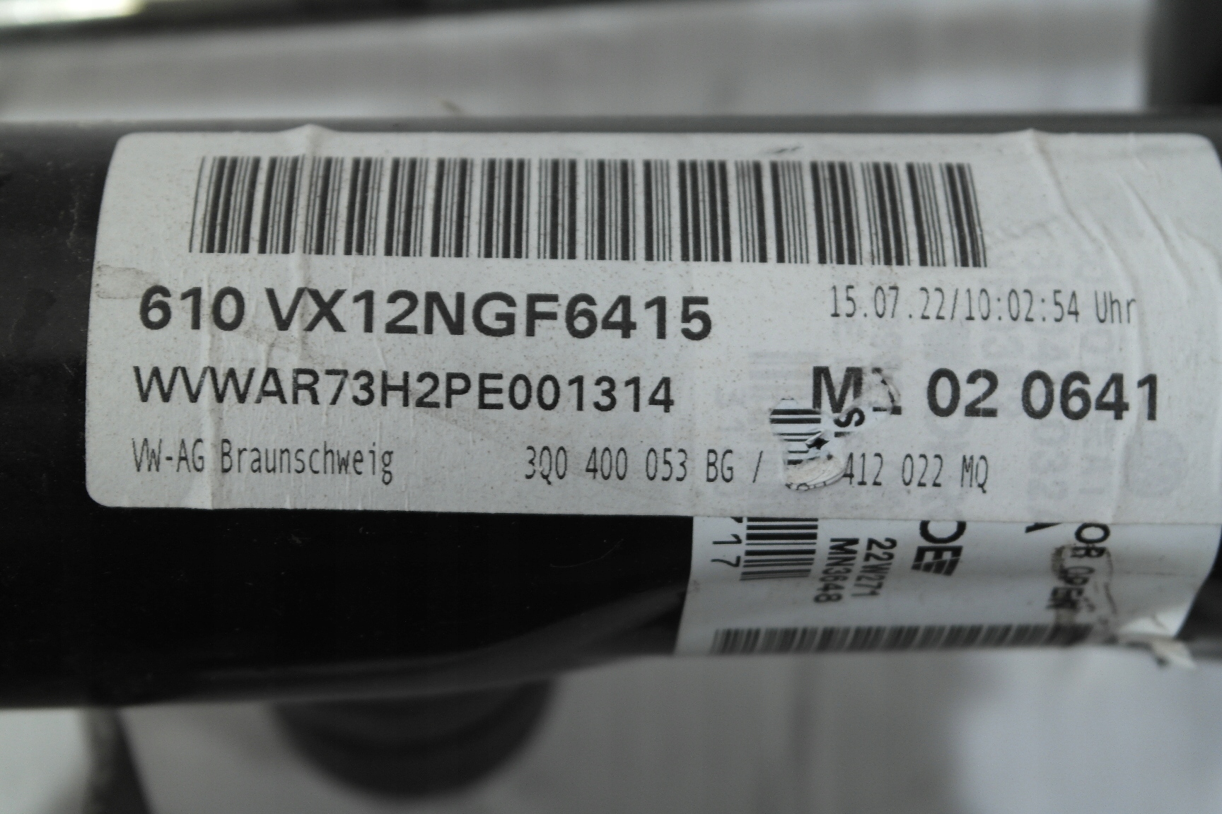 VW Arteon FL 2.0 TSI 320 hv vasen jousitus 3Q0412022MQ 5Q0407257A image 4