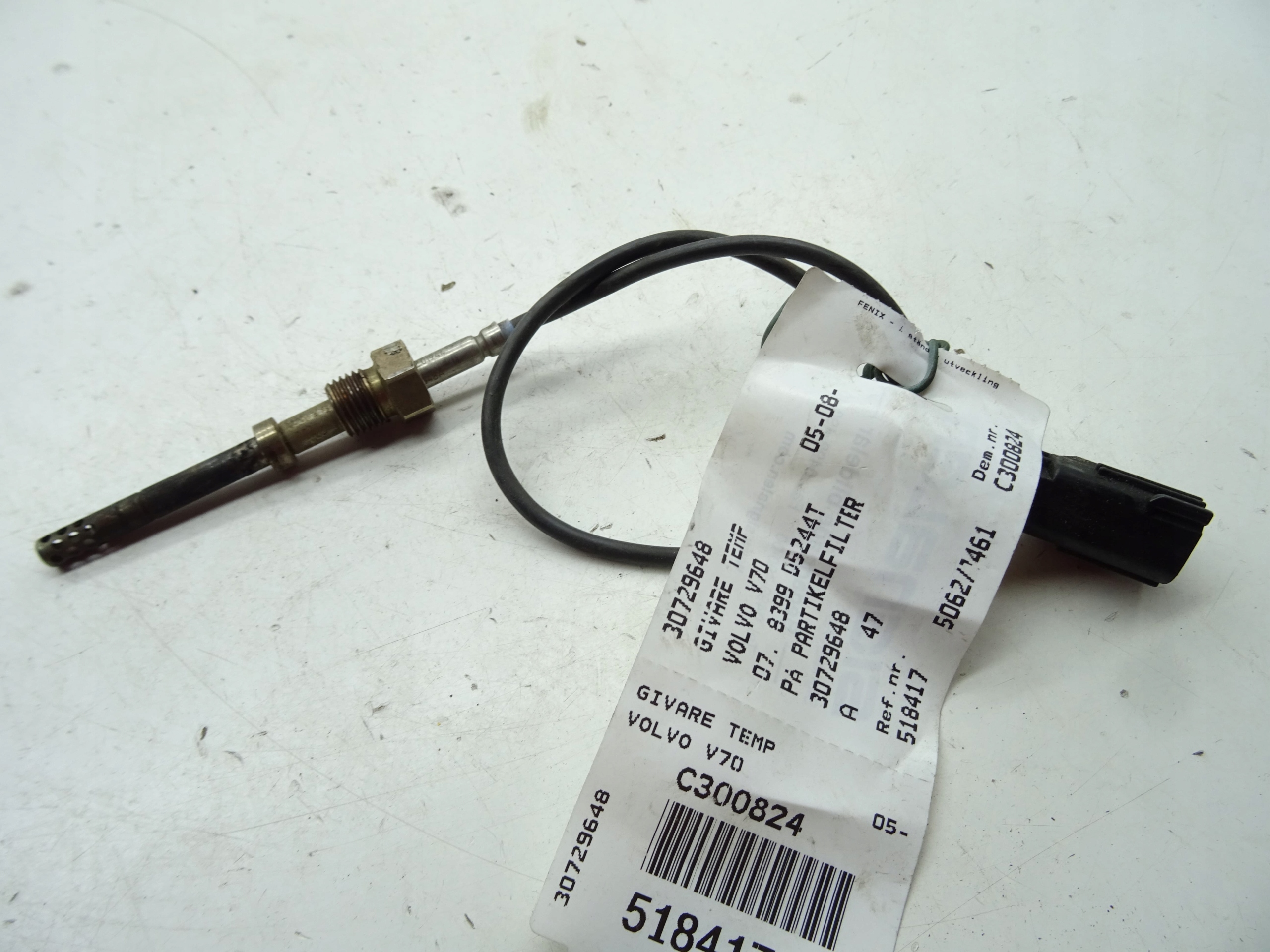 Capteur température gaz d'échappement Volvo V70 30729648 image 2