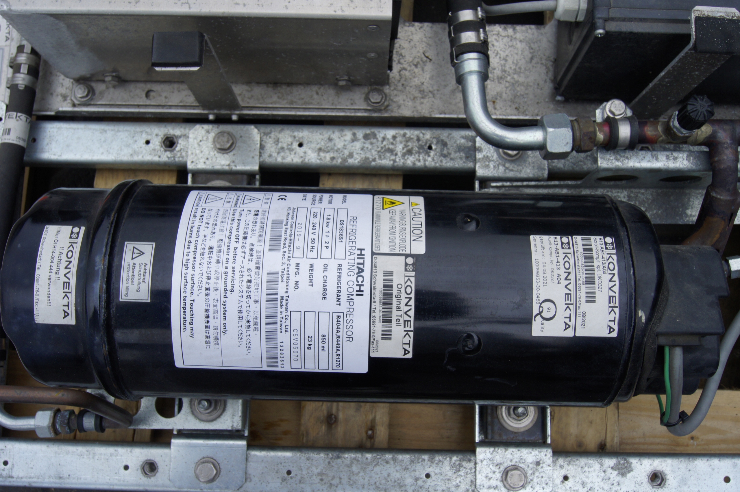 Luftkonditionering kompressor konvekta parkerings 2021 till 15 m3 buss image 7