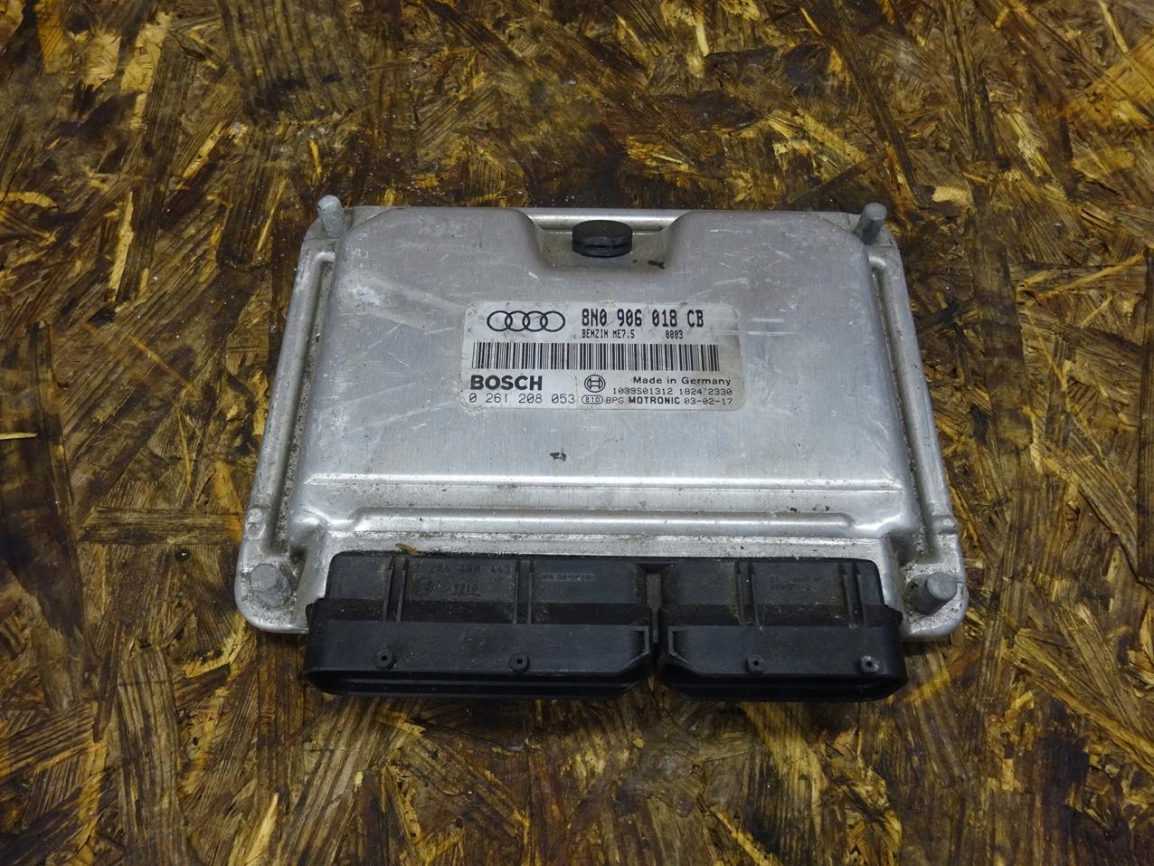 AUDI TT 8N 1.8T 1.8 TURBO BVR COMPUTADOR MOTOR 8N0906018CB image 2