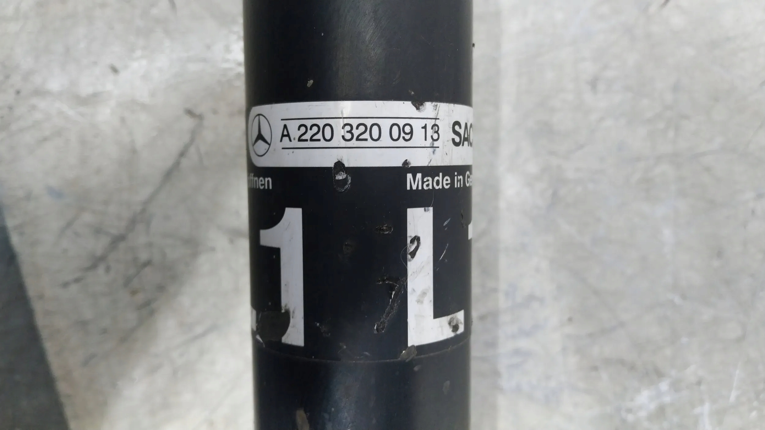 Luftfjädring bak vänster A2203200913 Mercedes W215 W220 AMG image 5