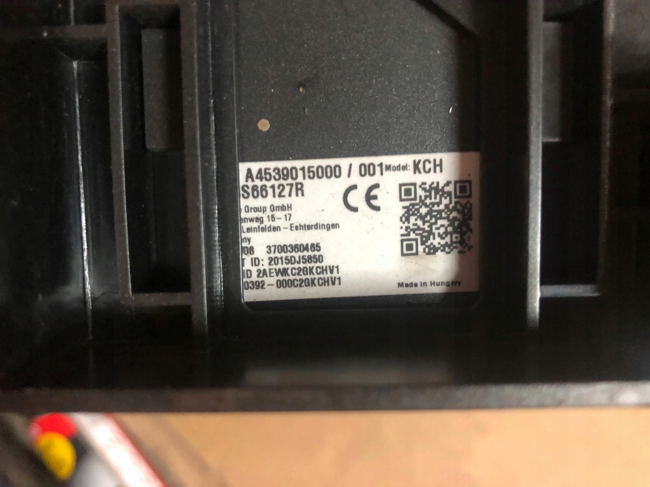 Smart Fortwo I 2005 Módulo Controlador 4539015000