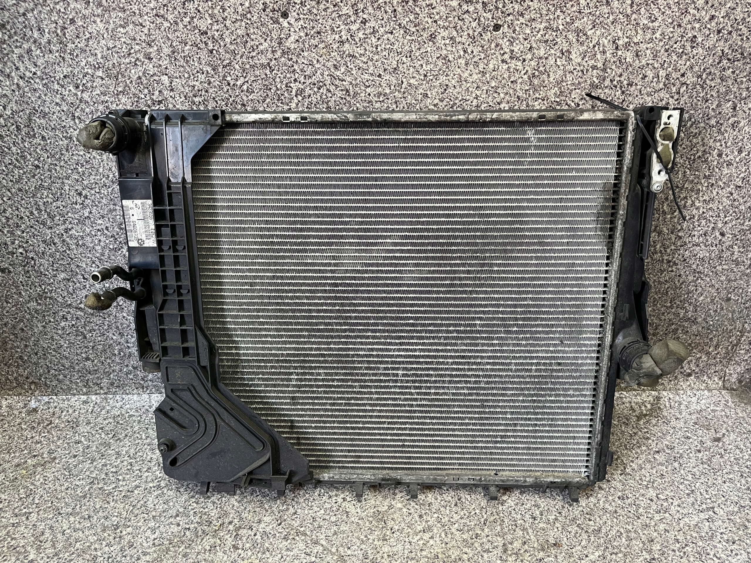 Radiador água ar condicionado direção BMW X3 E83 2.0 D M47 BDB image 4