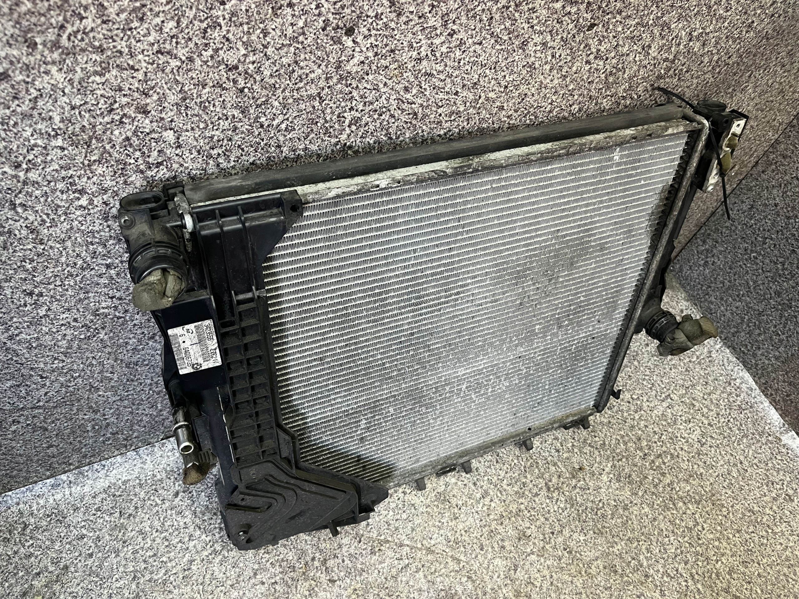 Radiador água ar condicionado direção BMW X3 E83 2.0 D M47 BDB image 5
