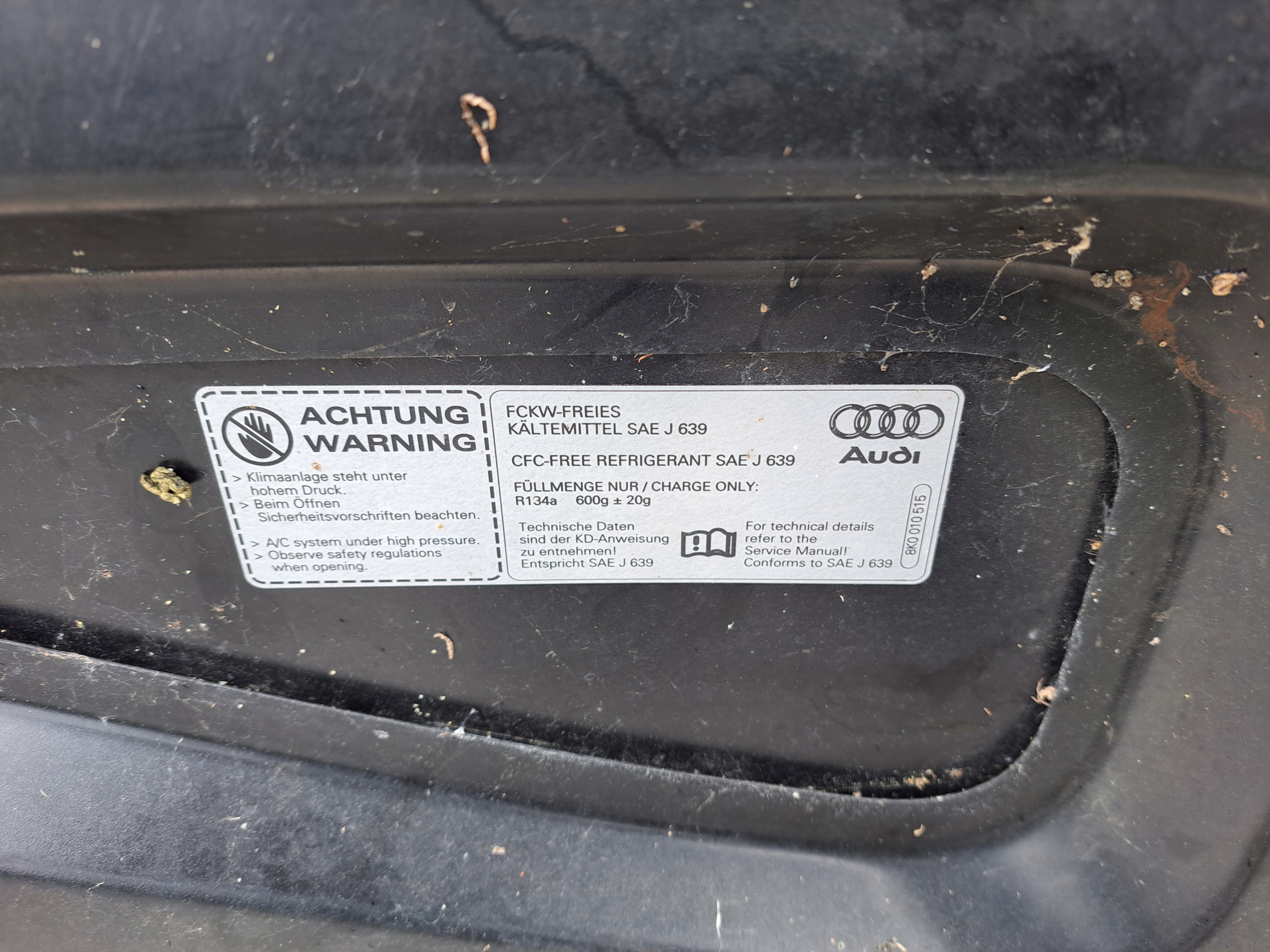 Mascara Audi A4 B8 8K0 image 9