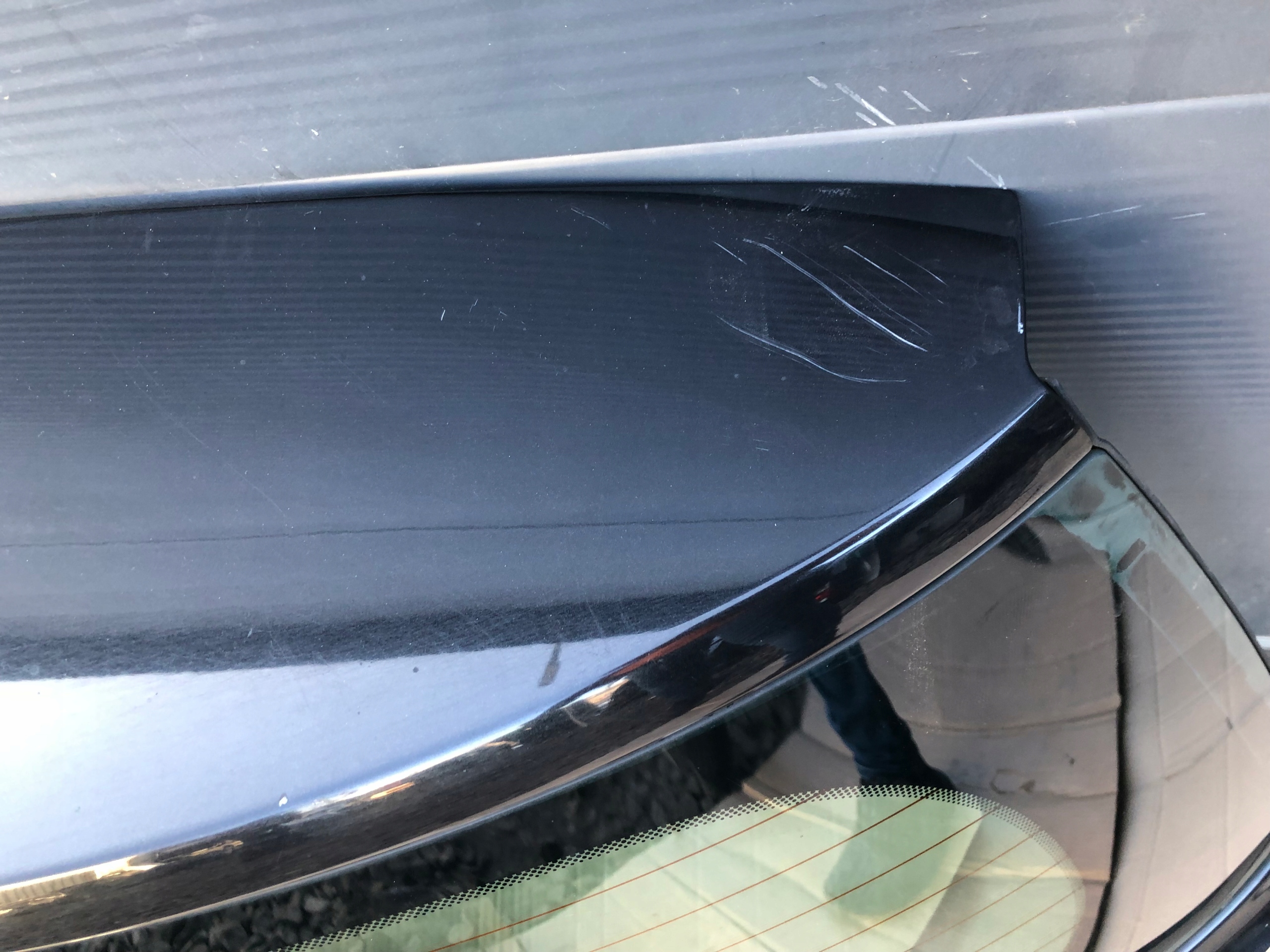 Rear Tailgate Hatch Glass Renault Megane II 2002-2005 Black 3dr image 3
