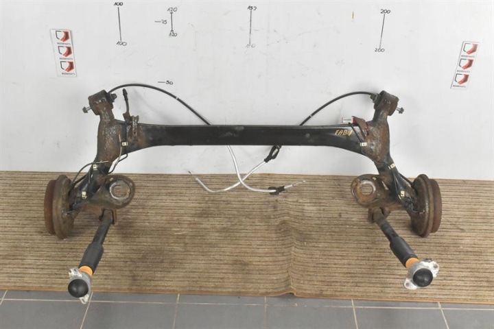 Rear Suspension Beam Axle Drums 6Q0500051BB Skoda Fabia II 07