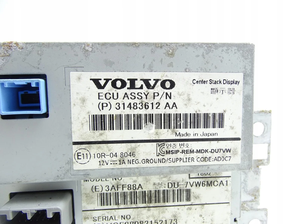 Navi-Display Volvo V60 S60 II 31483612AA image 3
