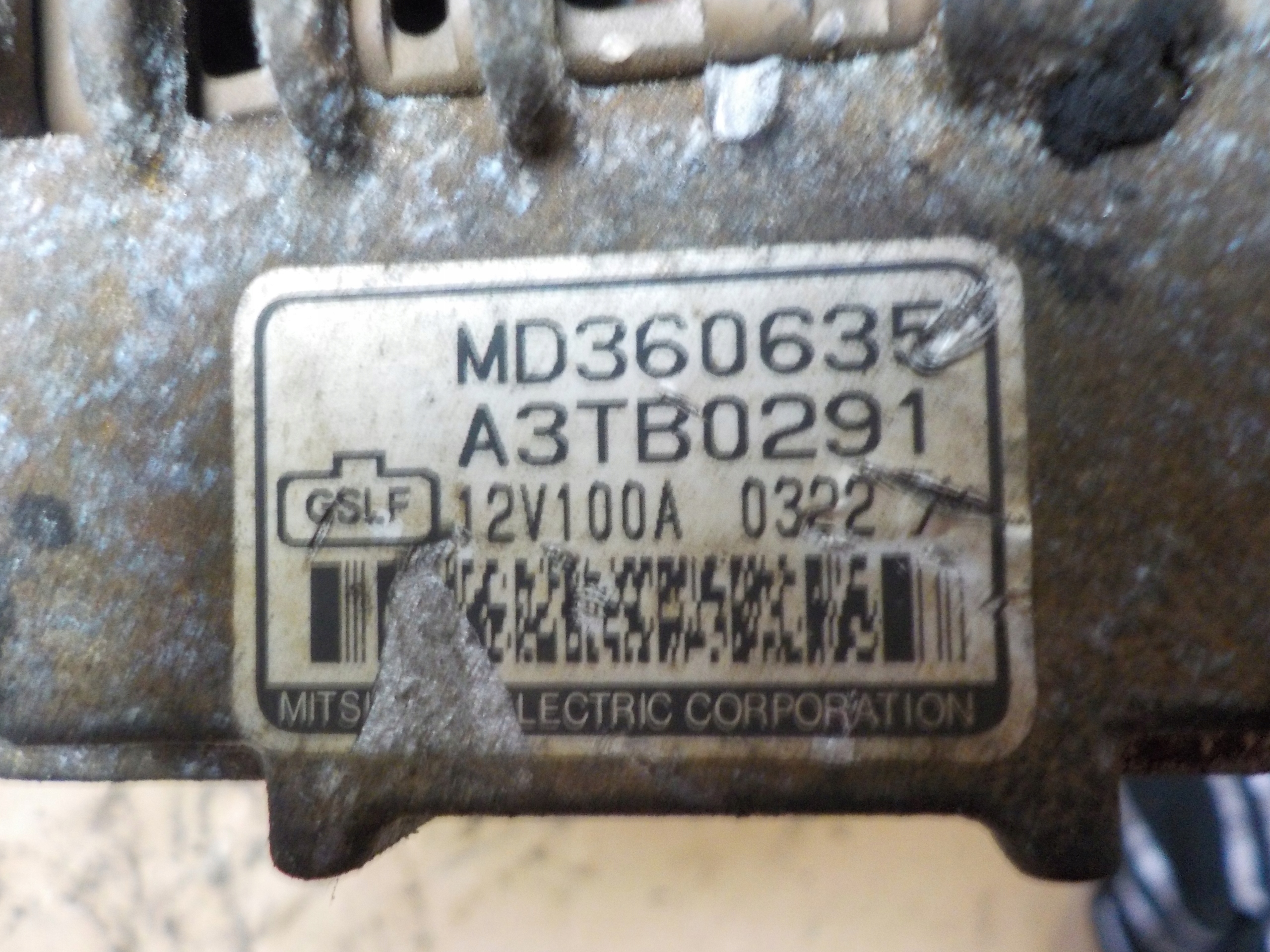 MITSUBISHI CARISMA 1.8 GDI Lichtmaschine A3TB0291 MD360635 image 4