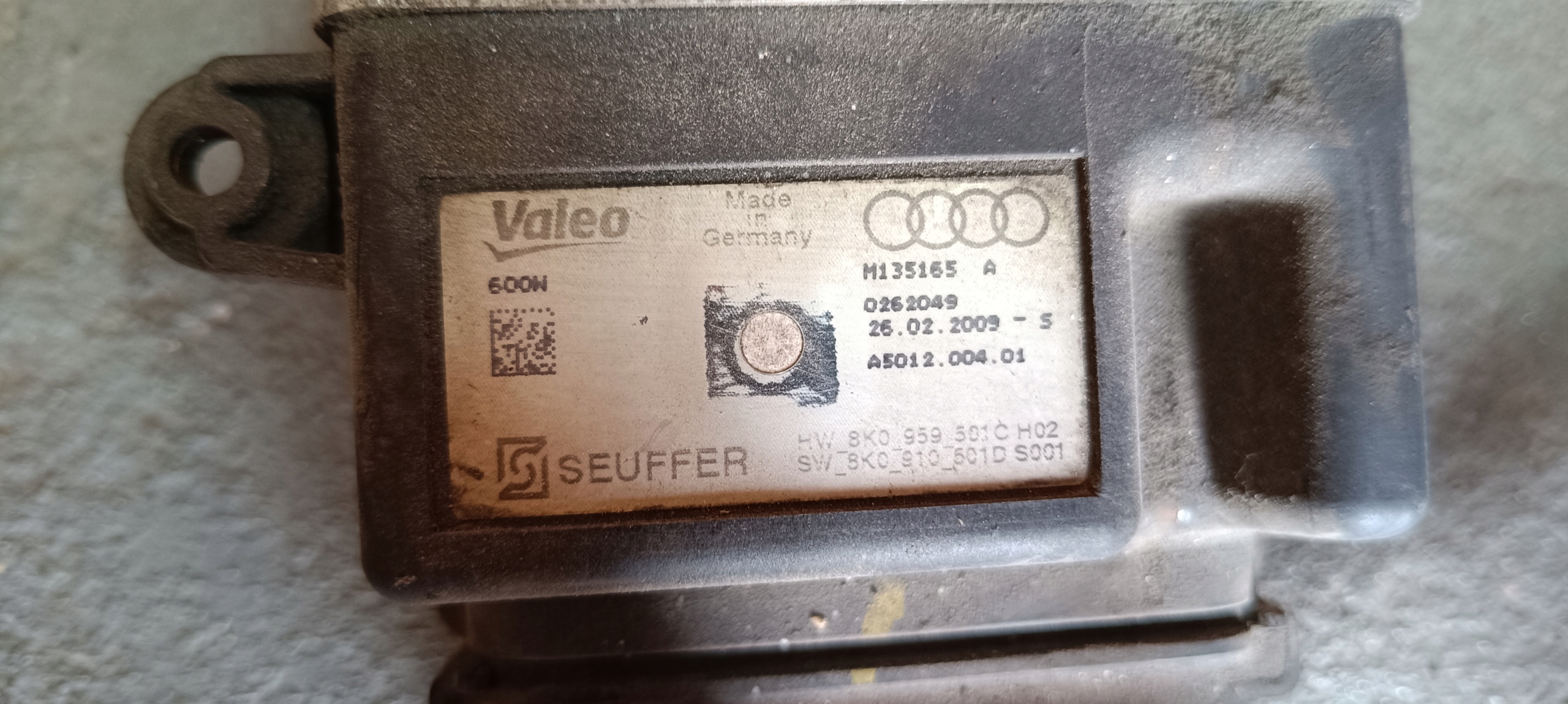 AUDI A4 B8 MODULO COMANDO VENTOLA 8K0959501C 8K0910501D image 3
